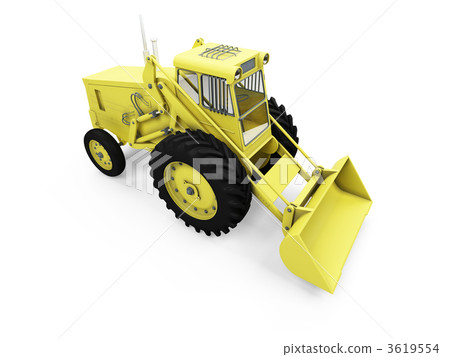 Construction truck isolated view 3619554