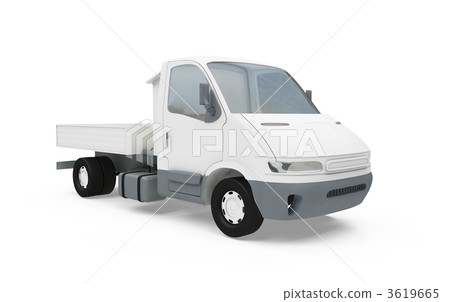 Construction truck isolated view Construction truck isolated view 3619665