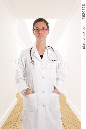 Female doctor on a corridor 3620818