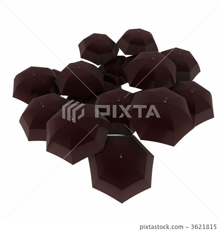 Black umbrellas Black umbrellas 3621815