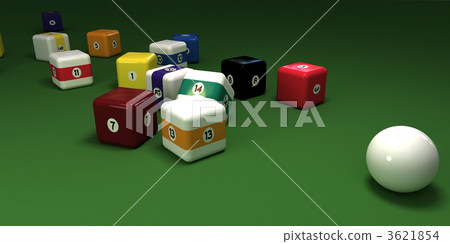 Cubic billiards game 3621854