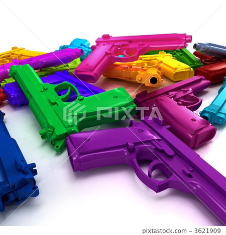 Multicolored guns 3621909