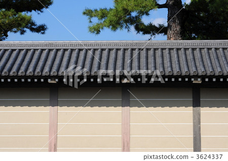 京都皇宮築地籬笆 京都皇宮築地籬笆 3624337