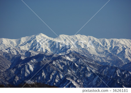 Iidecho mountain peaks from Gokudo Mountains Kitakami, Umehana leather mountain, Mt. Iidecho mountain peaks from Gokudo Mountains Kitakami, Umehana leather mountain, Mt. 3626181
