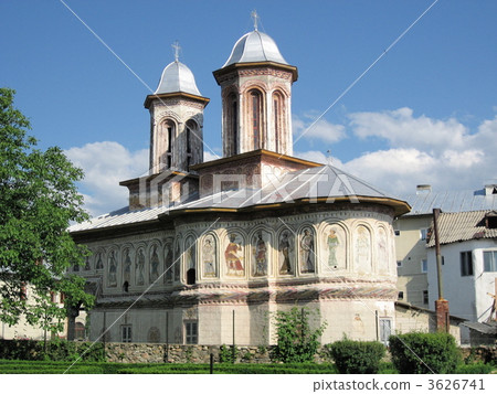 "Horezu" monastery in old city (Romania) 3626741