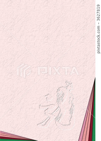 Embossing of sweet red-plum smelling dragon Embossing of sweet red-plum smelling dragon 3627819