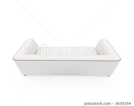 Sofa over white background Sofa over white background 3630384