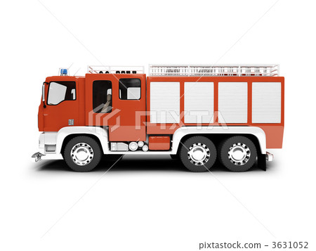 Firetruck isolated side view 3631052