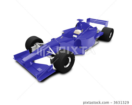 isolated blue speed car front view isolated blue speed car front view 3631329