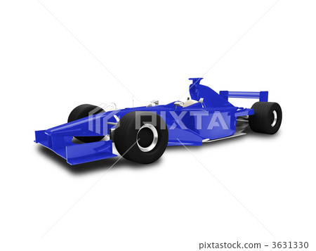 isolated blue speed car front view isolated blue speed car front view 3631330