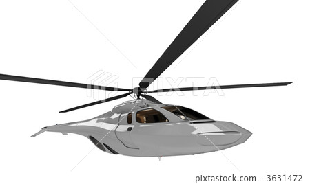 Future concept of helicopter isolated view Future concept of helicopter isolated view 3631472