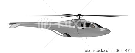 Future concept of helicopter isolated view Future concept of helicopter isolated view 3631473