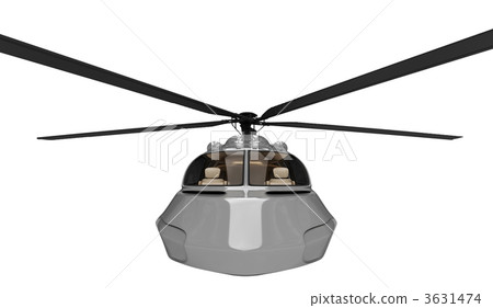 Future concept of helicopter isolated view Future concept of helicopter isolated view 3631474