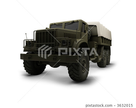 isolated big car front view 01 3632015