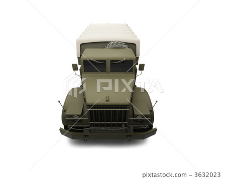 isolated big car front view 05 3632023