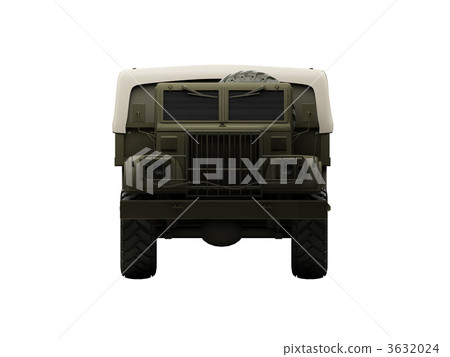 isolated big car front view 06 3632024