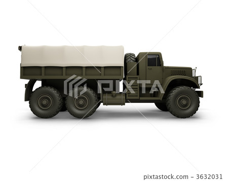 isolated big car side view 3632031