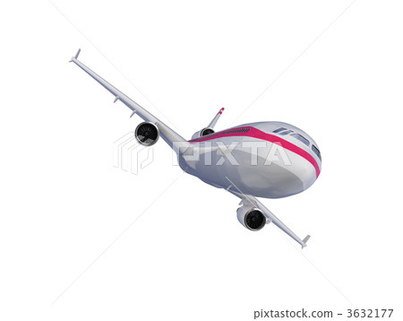 aircraft isolated view 3632177