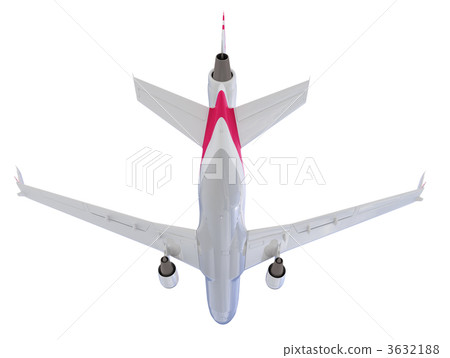 aircraft isolated view 3632188