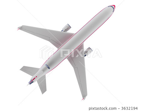aircraft isolated view 3632194