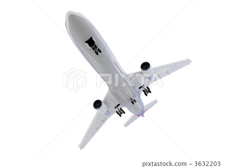 aircraft isolated view 3632203