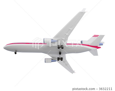 aircraft isolated view 3632211