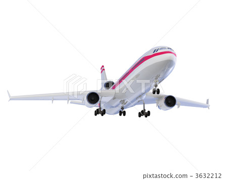 aircraft isolated view 3632212