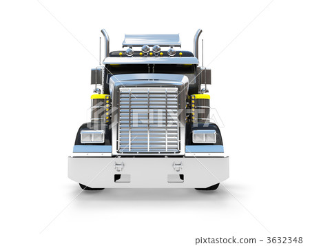 isolated big car front view 04 3632348