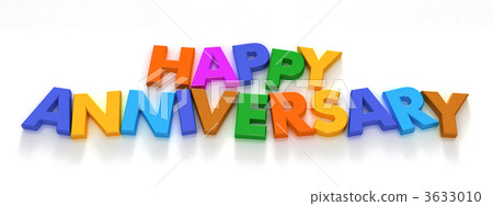 Happy Anniversary in capital letter magnets Happy Anniversary in capital letter magnets 3633010