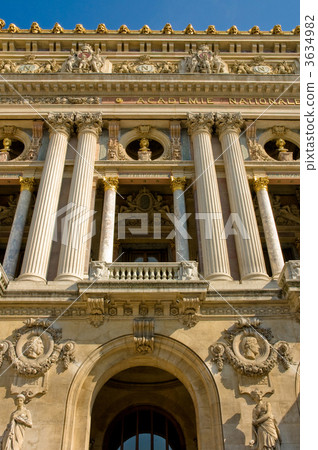 Façade of  French National Academy in Paris 3634982