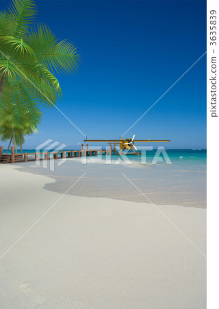 Floatplane at the end of the pier 3635839