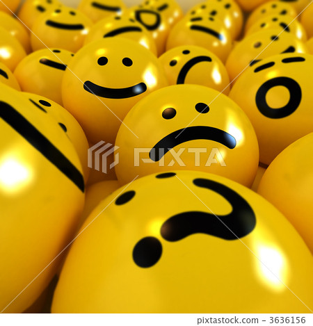 Emoticons with different expressions 3636156