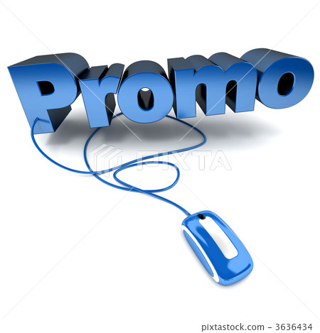 Online Promo in blue 3636434