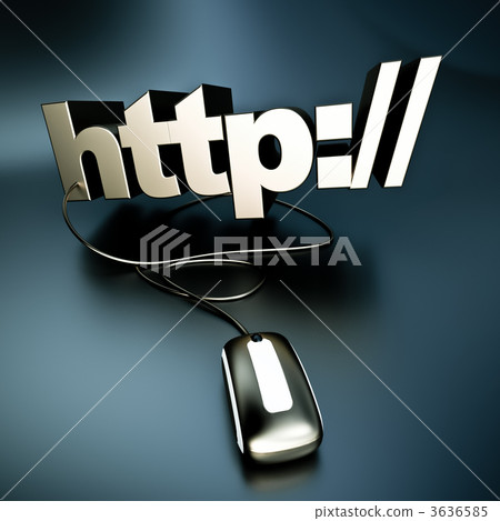Silver Http connected to a mouse 3636585
