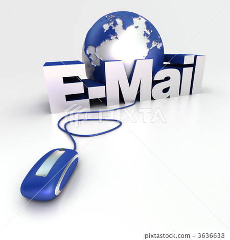 World e-mail in blue - Stock Illustration [3636638] - PIXTA