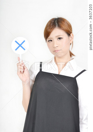 一個年輕女子的標籤x（戰鬥）/型號：RUI 3637103