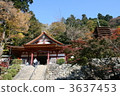 Shishiyama寺廟秋葉 3637453