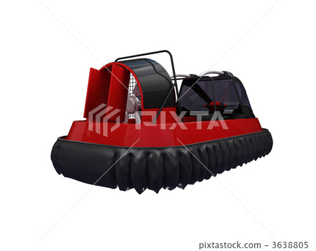 Red hcraft isolated back view 3638805