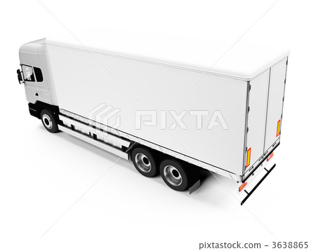 semi truck over white semi truck over white 3638865