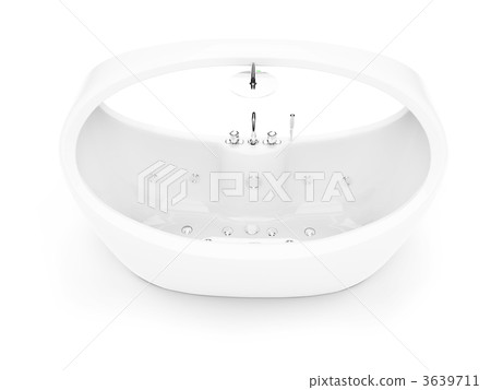 White bath against white 3639711