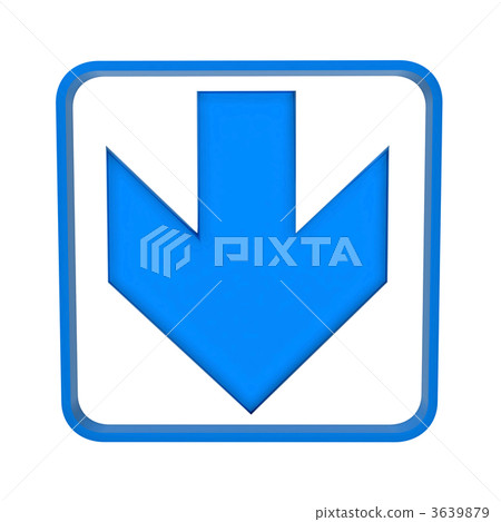 Blue arrow up or down - Stock Illustration [3639879] - PIXTA