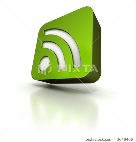 green RSS icon green RSS icon 3640406