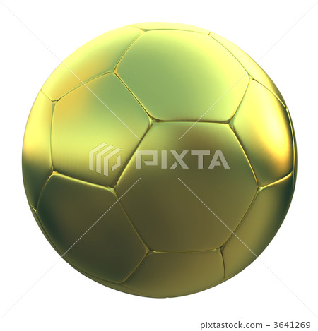 Golden soccer ball 3641269