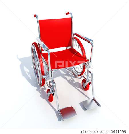 Red wheelchair Red wheelchair 3641299