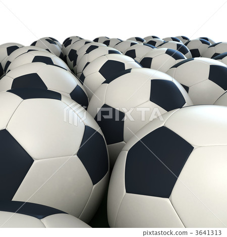 Soccer balls arrangement 3641313