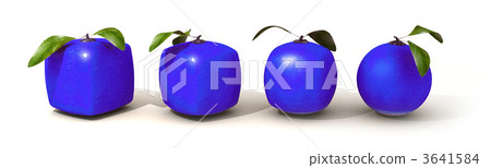 Blue citric fruit evolution 3641584
