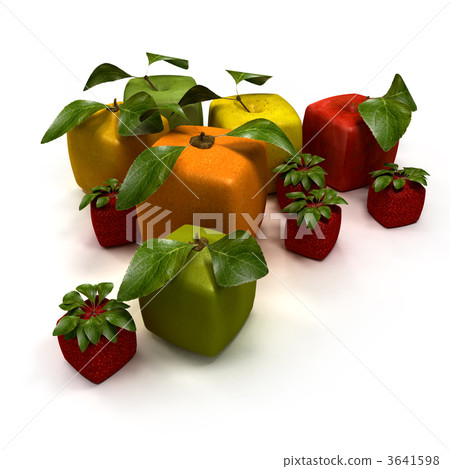 Cubic fruits 3641598