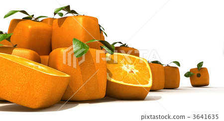Cubic orange pile 3641635