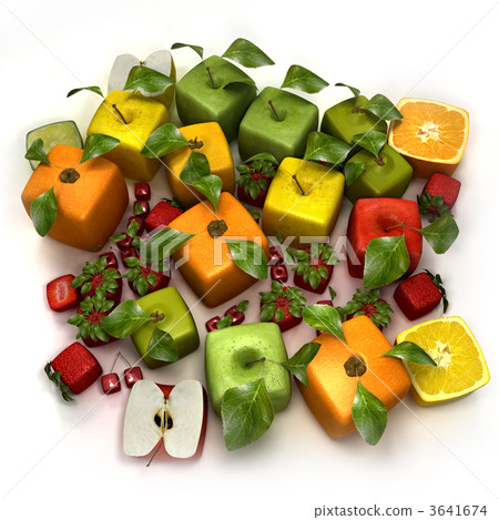 Fresh cubic fruits 3641674