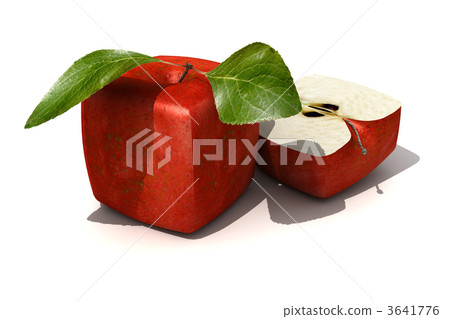 Red apple cube 3641776